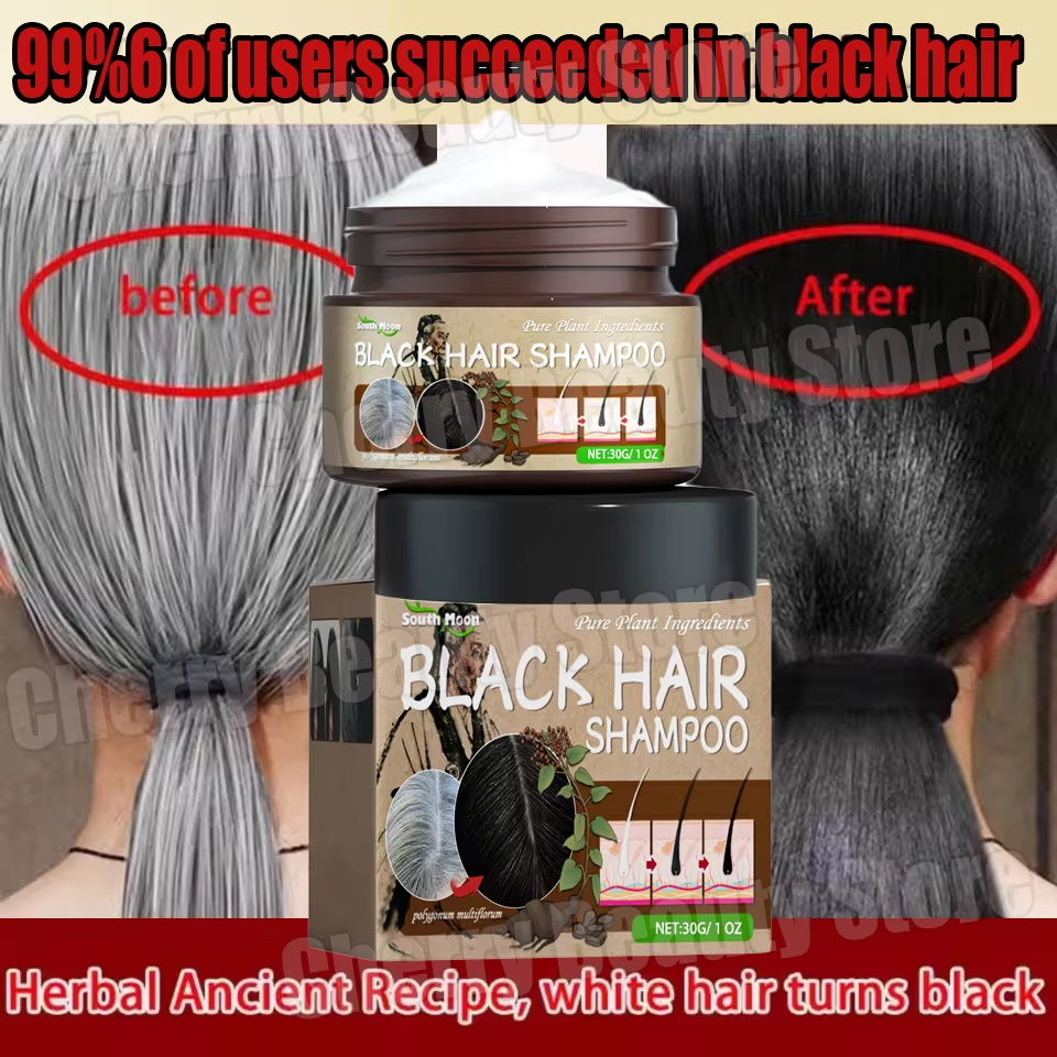 Hair Care Natural Products - Natural Gray White Hair Treatment Shampoo