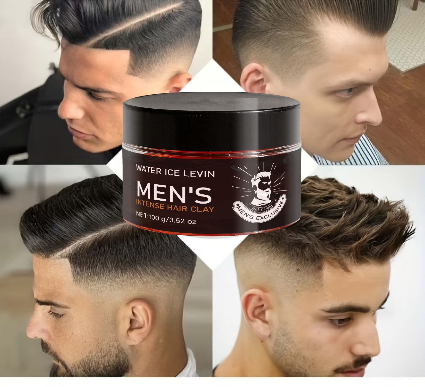 Hair Care Vitamin - Men's Firm Hold Hair Clay with