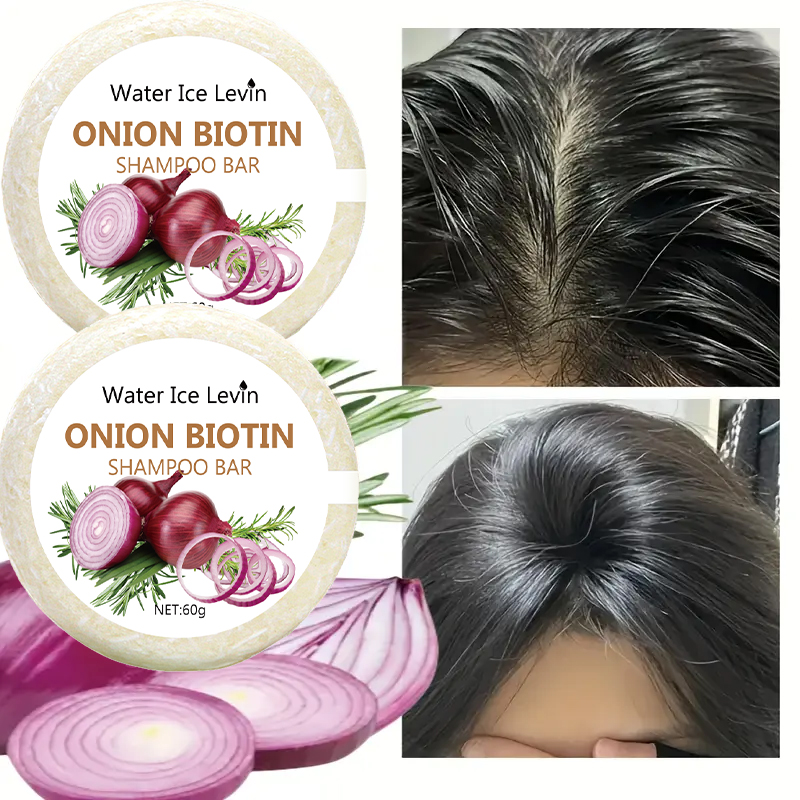 Hair Care Vitamin - Onion & Biotin Shampoo Bar -