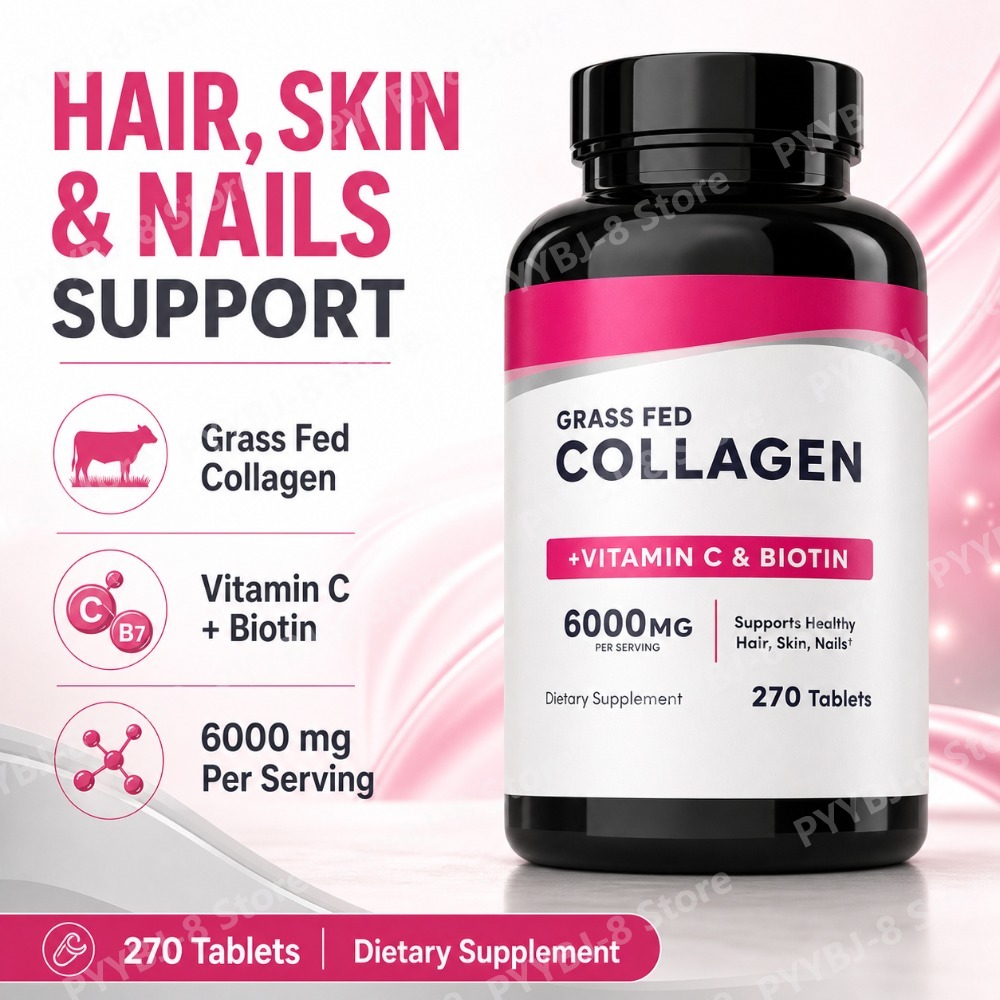 Hair Care Vitamin - Collagen Tablets 6000mg with Vitamin C