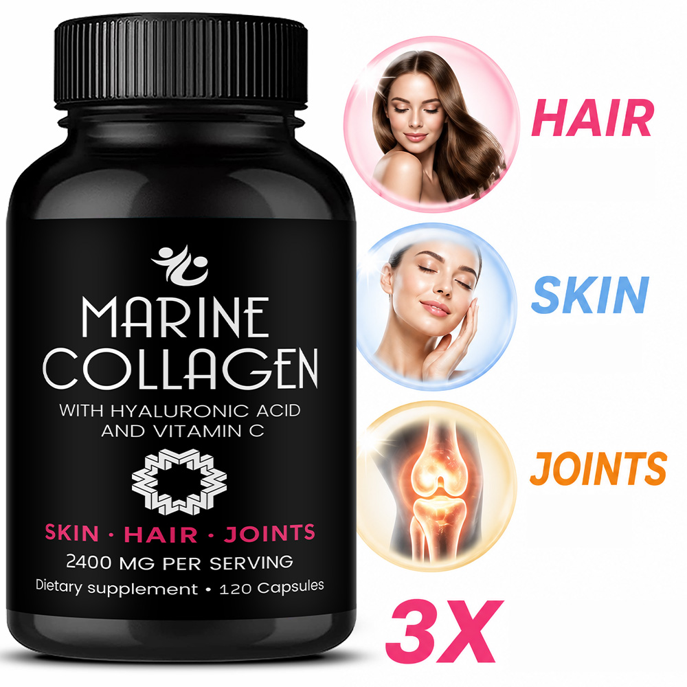 Marine Collagen Capsules 2200m - Hair Care Vitamin 评论和价格