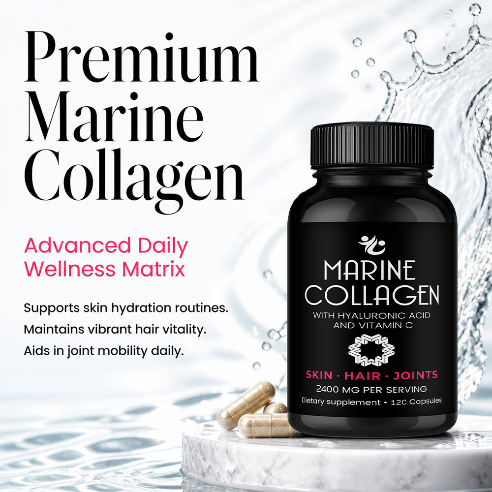Marine Collagen Capsules 2200m - Hair Care Vitamin 评论和价格