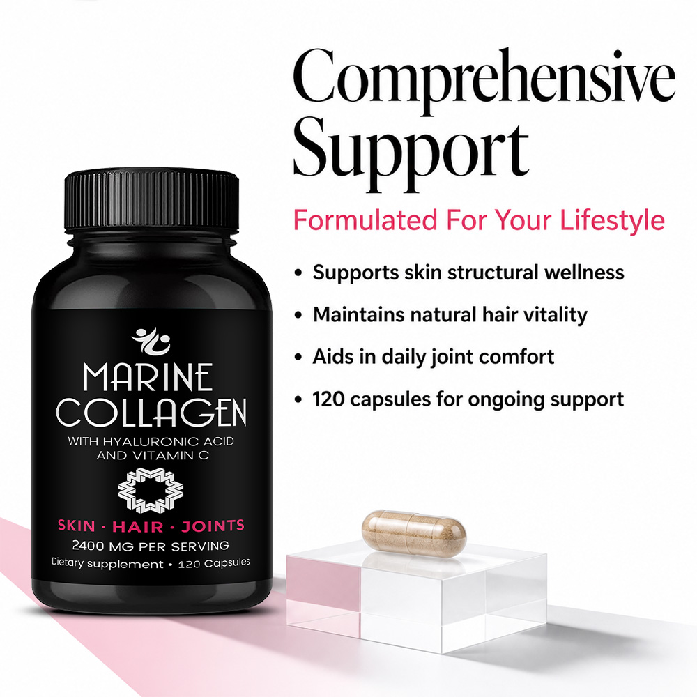 Marine Collagen Capsules 2200m - Hair Care Vitamin 评论和价格