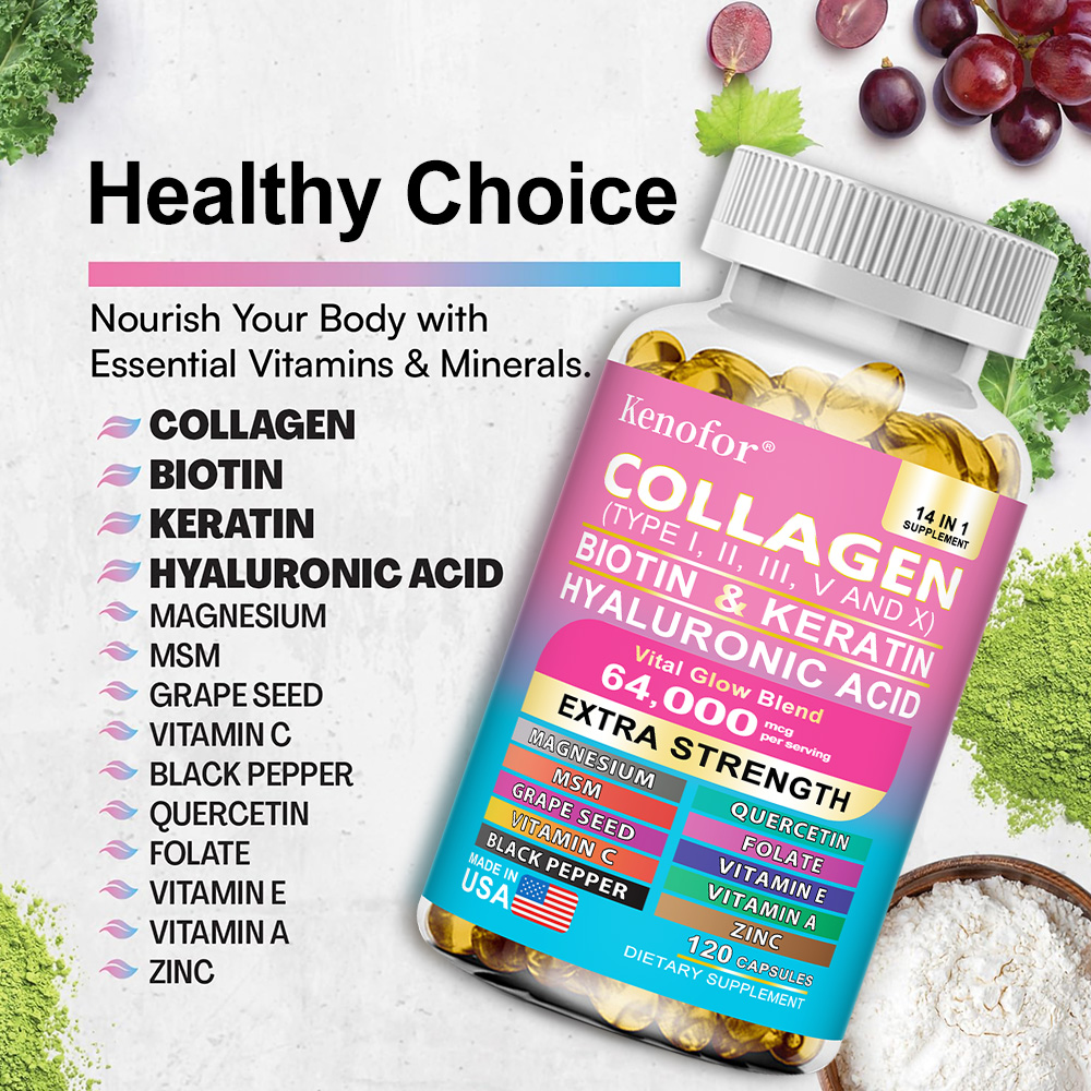 Complex Collagen Capsules, Bri - Hair Care Vitamin 评论和价格