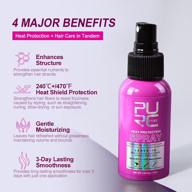 PURC Heat Protectant Spray Coc - Hair Care Heat Protectant 评论和价格