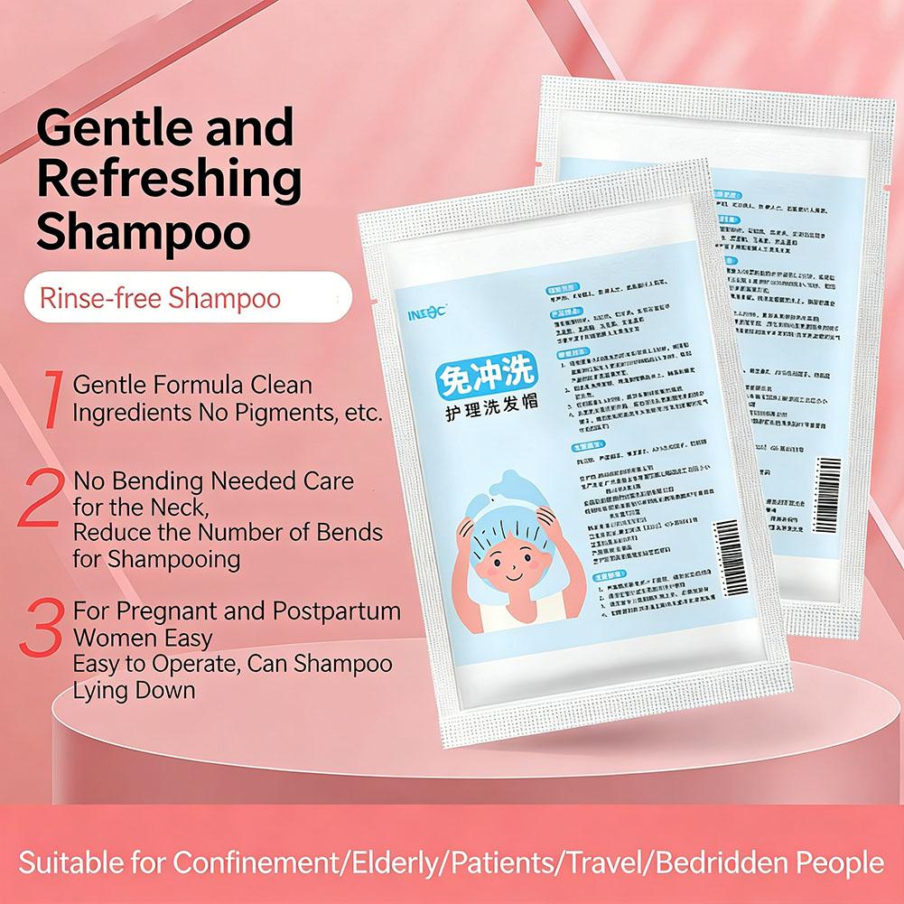 No Rinse Waterless Shampoo Cap - Hair Care Salon 评论和价格