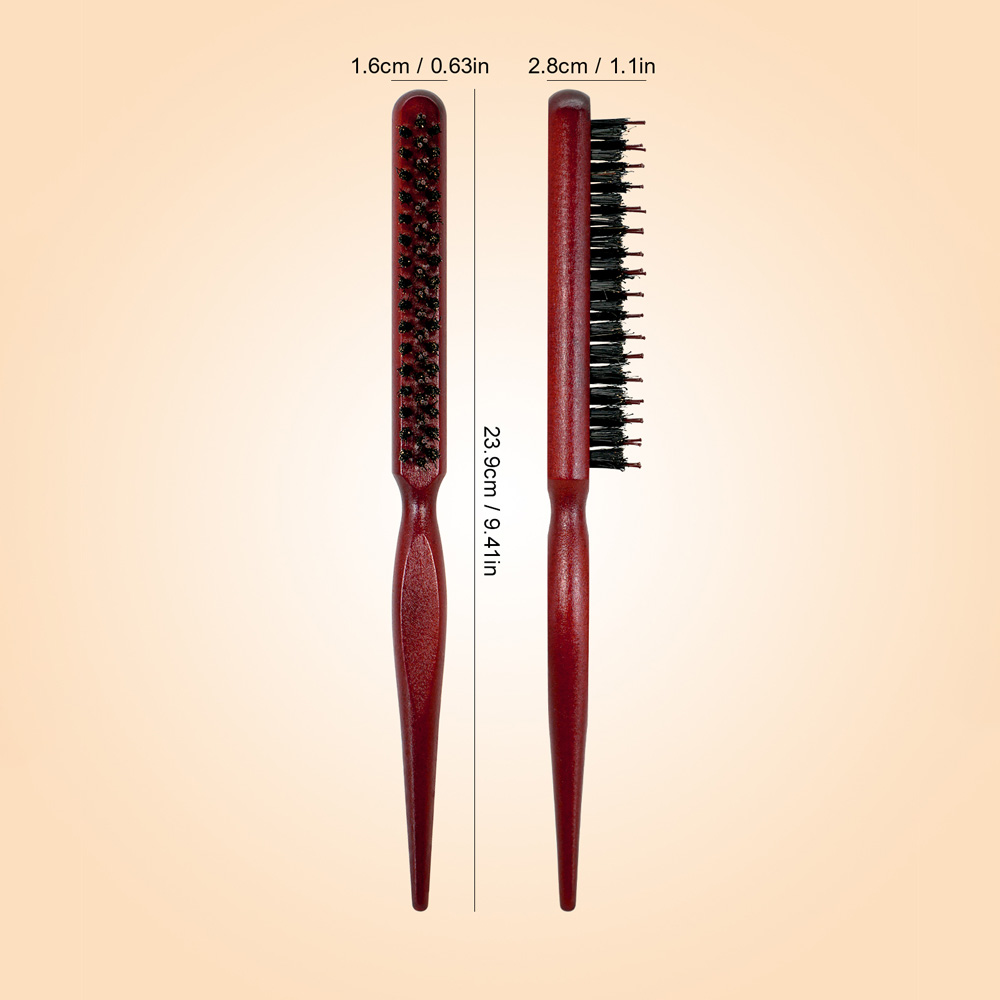 2 Piece Wooden Hair Brush Set  - Hair Care Daily Routine 评论和价格