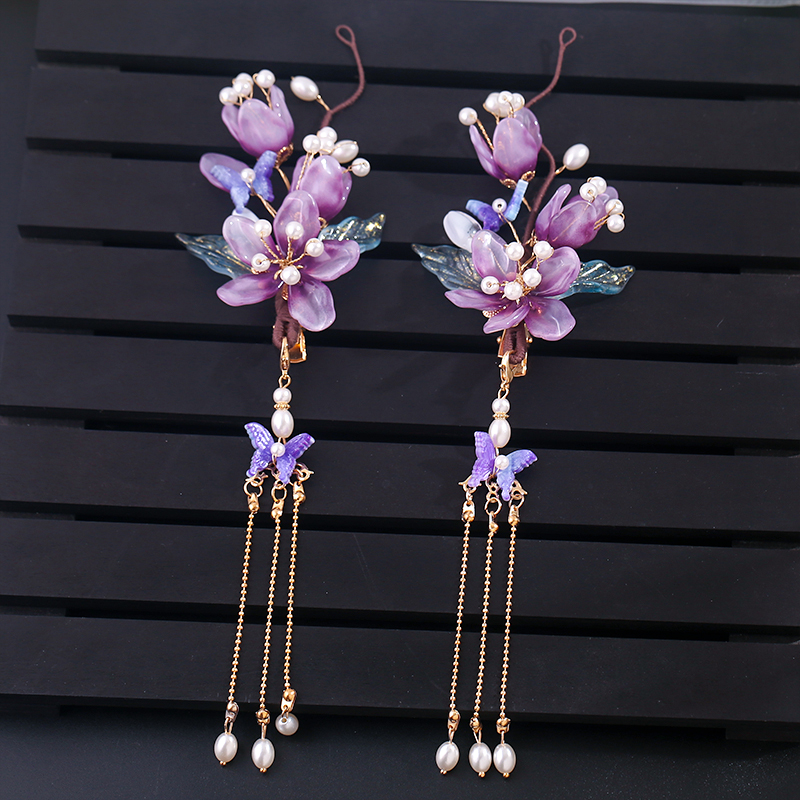 Chinese Glazed Flower Hairpin  - Hair Care Japanese 评论和价格