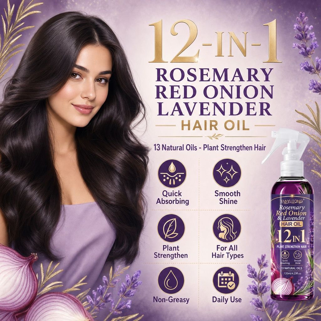 120ml Rosemary and Onion Hair  - Hair Care Heat Protectant 评论和价格