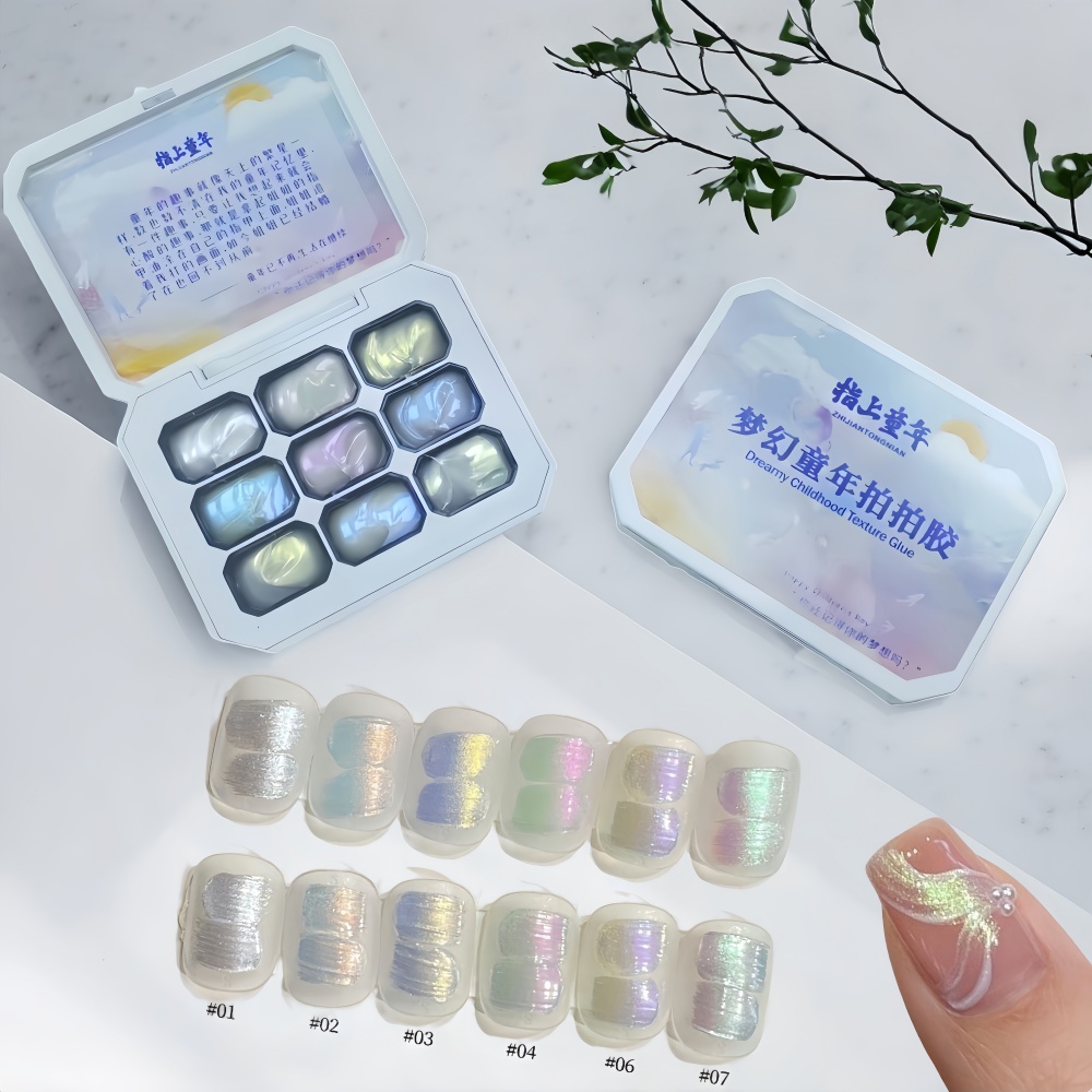 1pc 9-color new popular pattin - Hair Care Gel 评论和价格