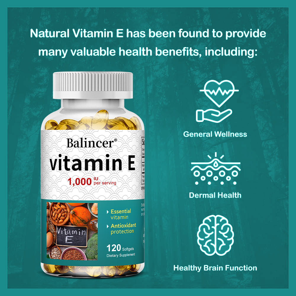 Natural Vitamin E Capsules, An - Hair Care Vitamin 评论和价格