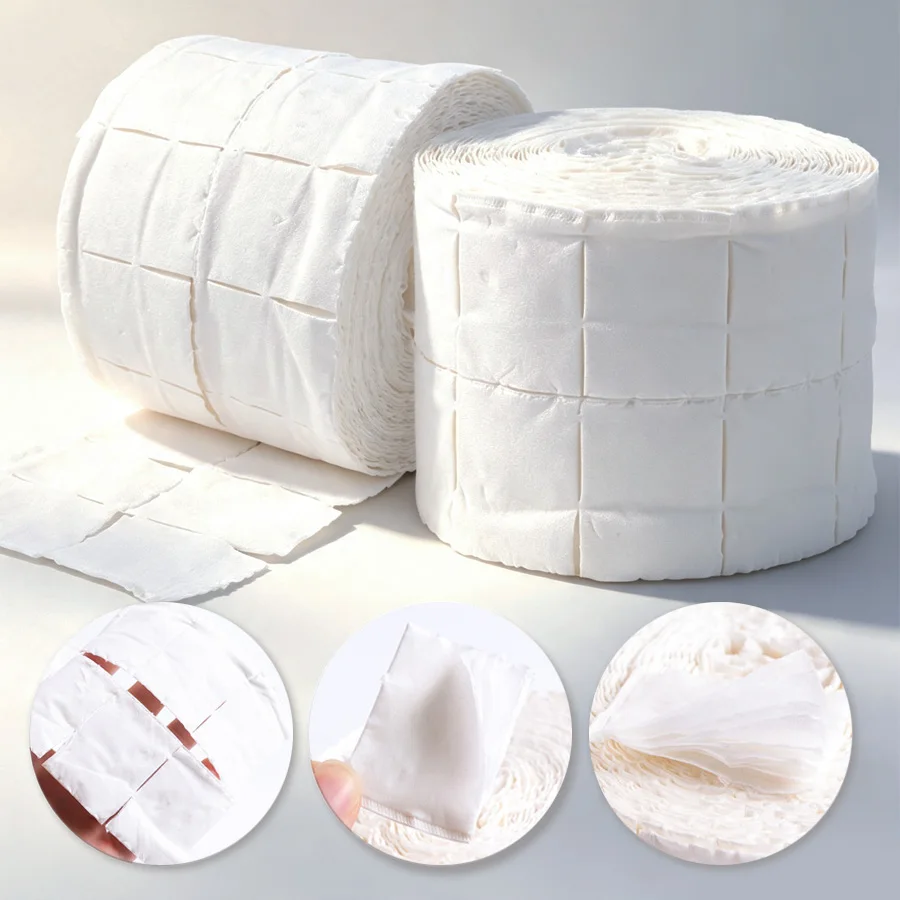 300/500Pcs Roll Lint Free Cott - Hair Care Gel 评论和价格