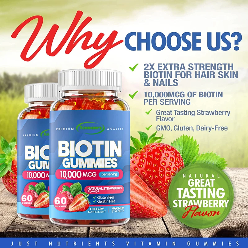 Biotin Gummies - for Hair Grow - Hair Care Gummies 评论和价格