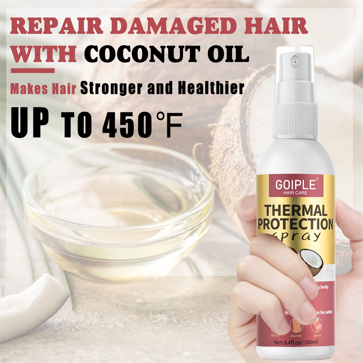 Hair Moisturizing Growth Kit,N - Hair Care Heat Protectant 评论和价格