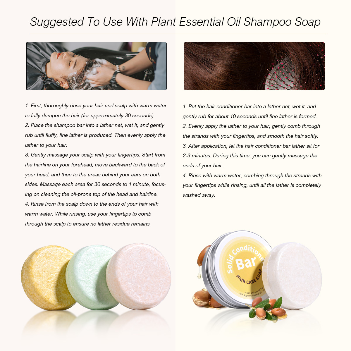 Plant Essential Oil Hair Condi - Hair Care Salon 评论和价格