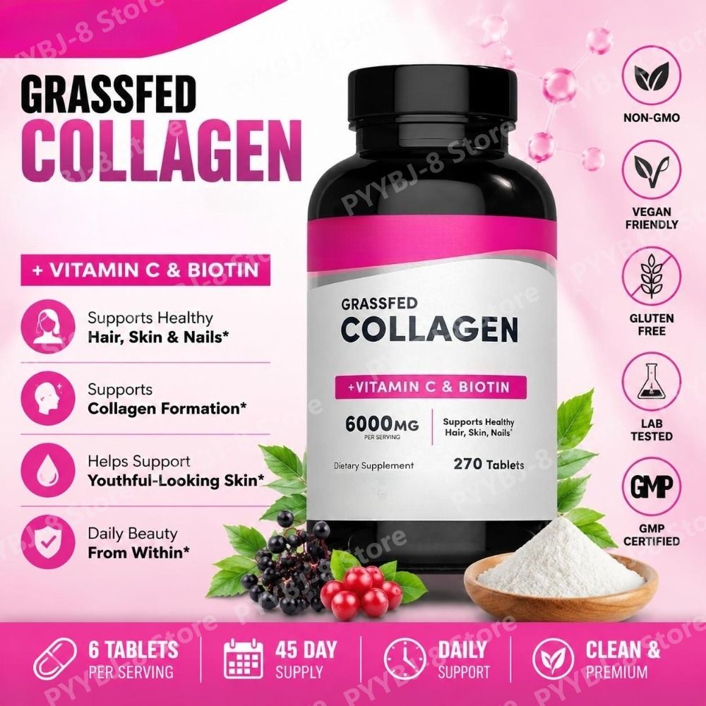 Collagen Tablets 6000mg with V - Hair Care Vitamin 评论和价格